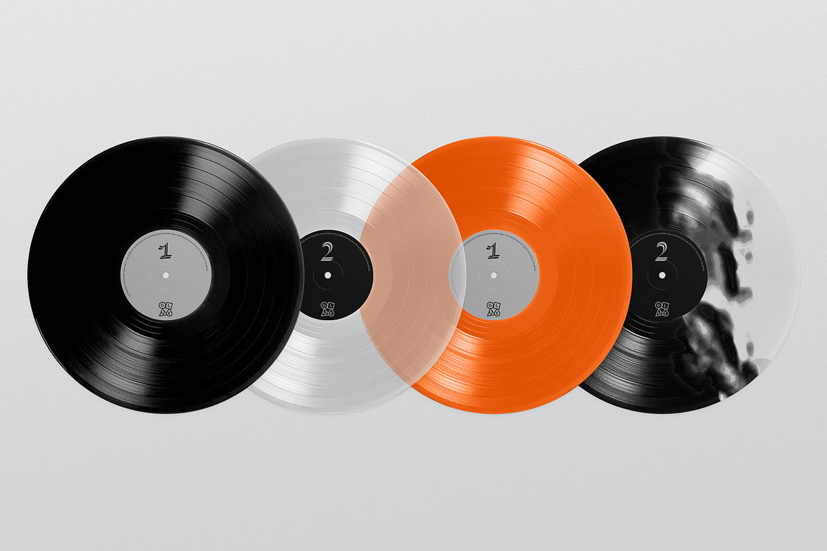 Gatefold Vinyl Mockup Pack, a Packaging Mockup by Glue Lab (Photo 4 of 6)