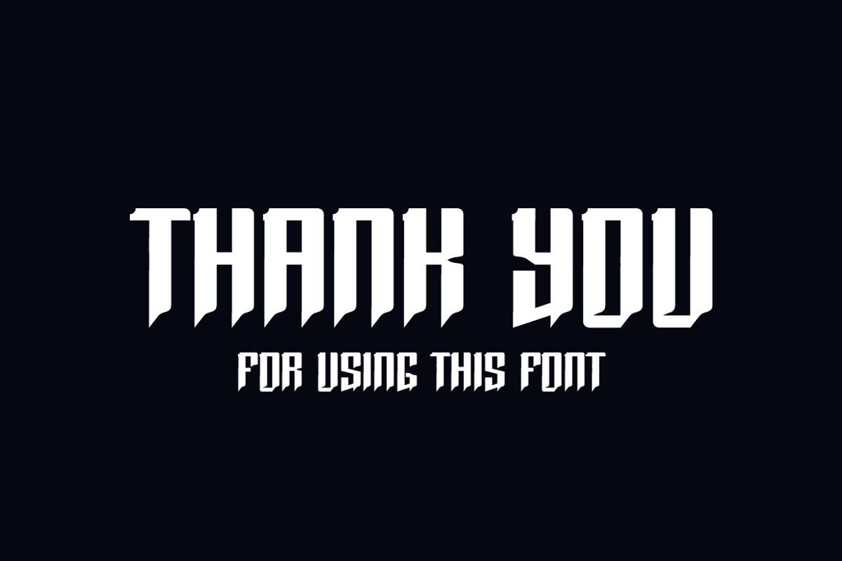 Hangtuak - Gothic & Blackletter Font, a Blackletter Font by QR Design Studio (Photo 6 of 6)