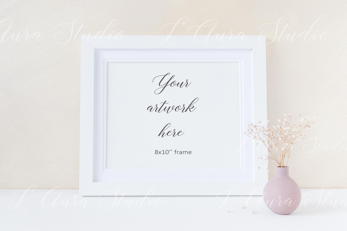 Frame mockup bundle - 8x10'' A4, a Print Template by L'Aura Studio (Photo 5 of 9)