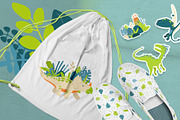 Cute Dinosaurs, an Animal Illustration by Kate Art (Thumbnail 7 of 10)