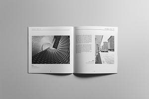 Minimal Square Magazine Template II