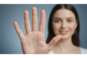 Open human hand with five fingers, a Person Photo by Igor Tichonow