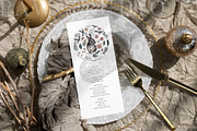 Xmas Card Mockup 4x9 Menu ch4, a Merchandise Mockup by PawMockups (Thumbnail 5 of 10)