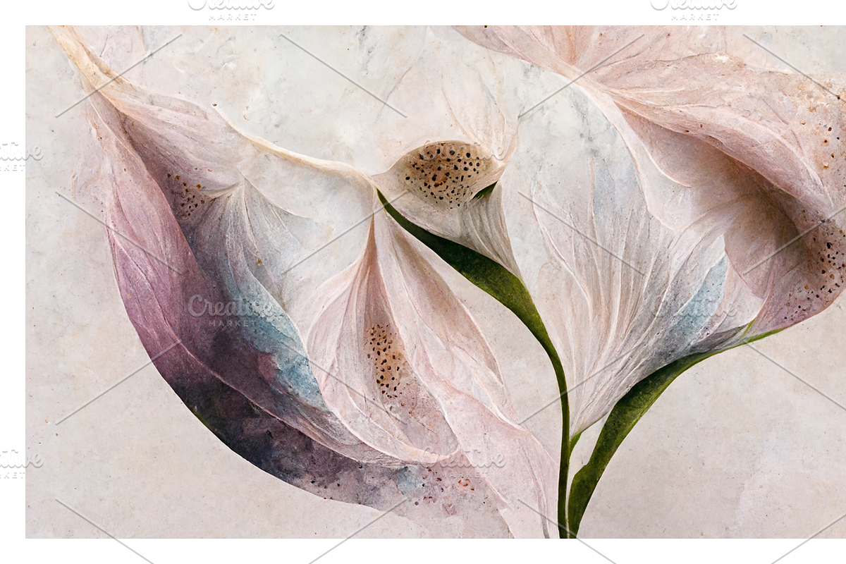 Lily Collection · Calla Lily Flowers, a Decorative Illustration by milatovar (Photo 14 of 16)