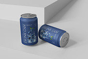 Drink Can Mockup PSD Packaging, an Advertising Mockup by Indah (Thumbnail 2 of 6)