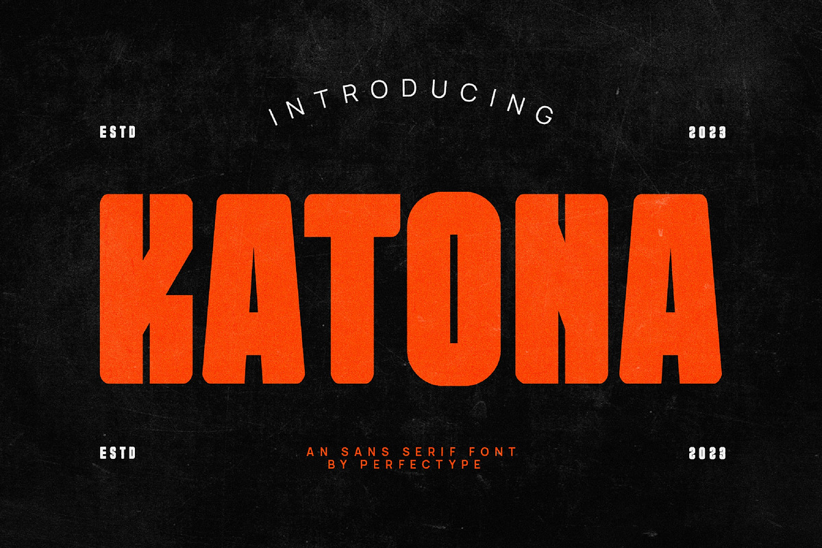 Katona Modern Sans Serif Font, a Sans Serif Font by Perfectype (Photo 1 of 10)