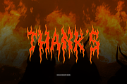 Huruhara | Black Metal Font, a Blackletter Font by Denustudios (Thumbnail 12 of 12)