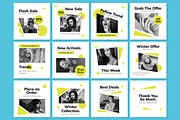 New Year Winter Sale Social Media, a Social Media Template by MightyDesign (Thumbnail 1 of 4)