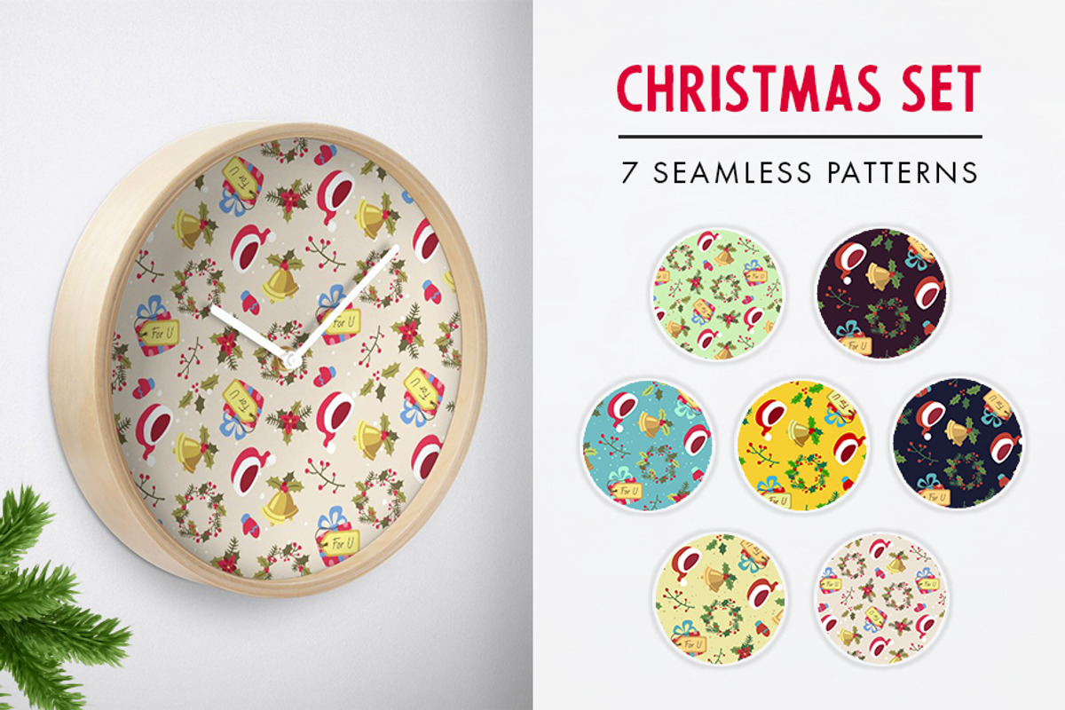 BIG SALE! Christmas patterns bundle, a Pattern Graphic by SunnyWS (Photo 9 of 10)