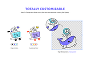 Animated Peace Doodle Icons, a Duotone Icon by Vectors Market (Thumbnail 3 of 6)