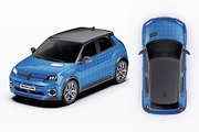 Retro Electric Hatchback Mockup Set, an Advertising Mockup by Halal Graphic Studio (Thumbnail 13 of 16)