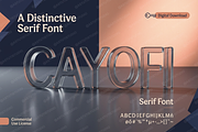 Cayofi | Elegant Luxury Serif, a Serif Font by Astuti Studio (Thumbnail 8 of 24)