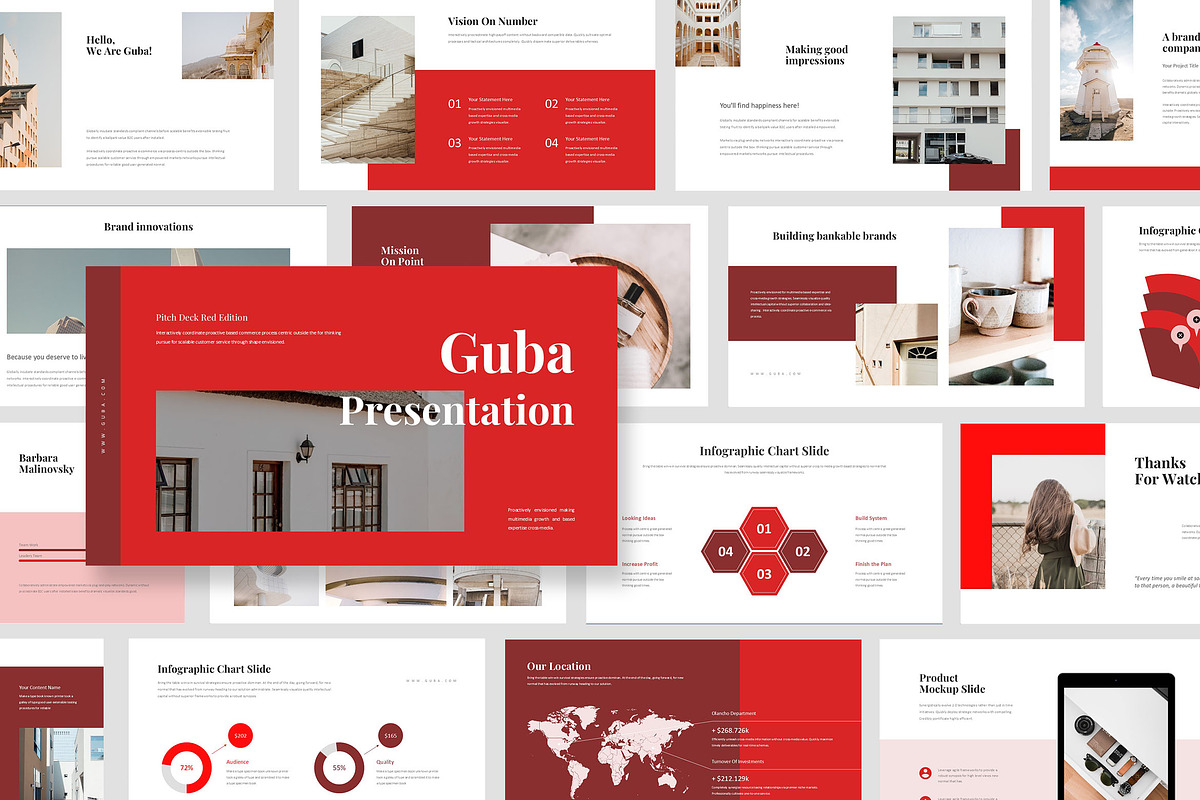 Guba : Pitch Pack Keynote, a Presentation Template by Punkl Camp (Photo 1 of 9)