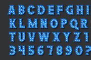 Retro circus alphabet design, an Object Graphic by RevelStockart (Thumbnail 6 of 6)