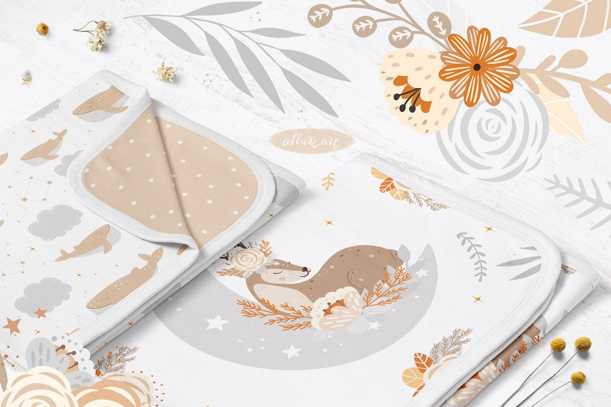 Baby seamless Pattern BUNDLE kids pack