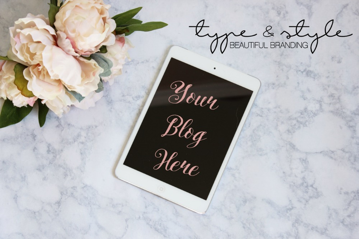 Styled Stock Photo ipad Blog, a Templates & Theme by Type & Style