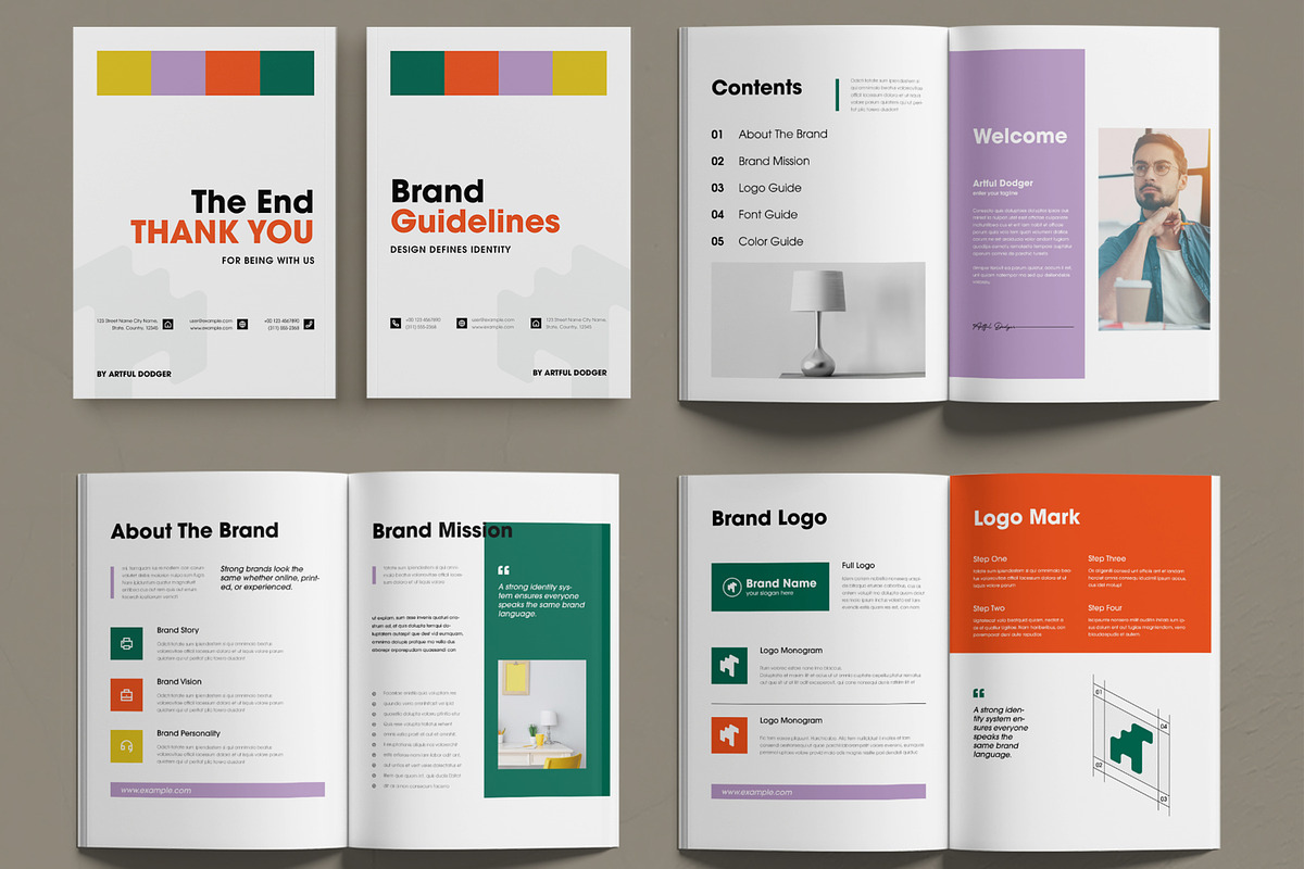 Creative Brand Identity Guideline preview 2