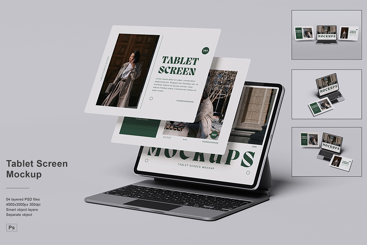 Ipad Screen Mockup, an iPad Mockup by Afif_studio (Photo 1 of 5)