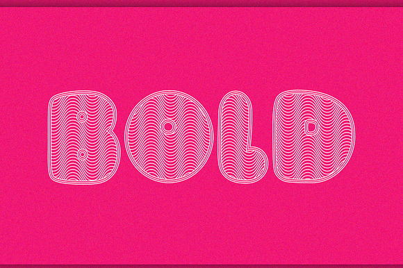Wavy Stripe Groovy Text Effect preview 3