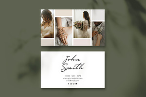 Wedding Photography Business Card, a Business Card Template by Saman Osama