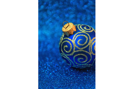 Christmas tree decorations on a, a Holiday Photo by yanadjana
