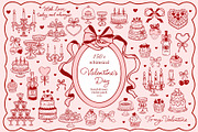 Whimsical Valentine's Day Doodles, a Decorative Illustration by SunnJaneArt (Thumbnail 1 of 11)