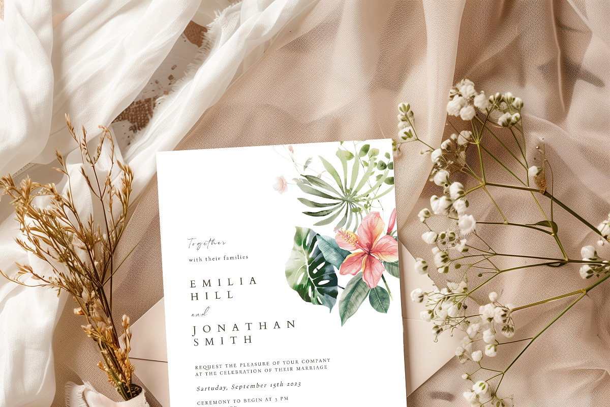Jungle floral clipart, a Decorative Illustration by heyiamalice (Photo 10 of 10)