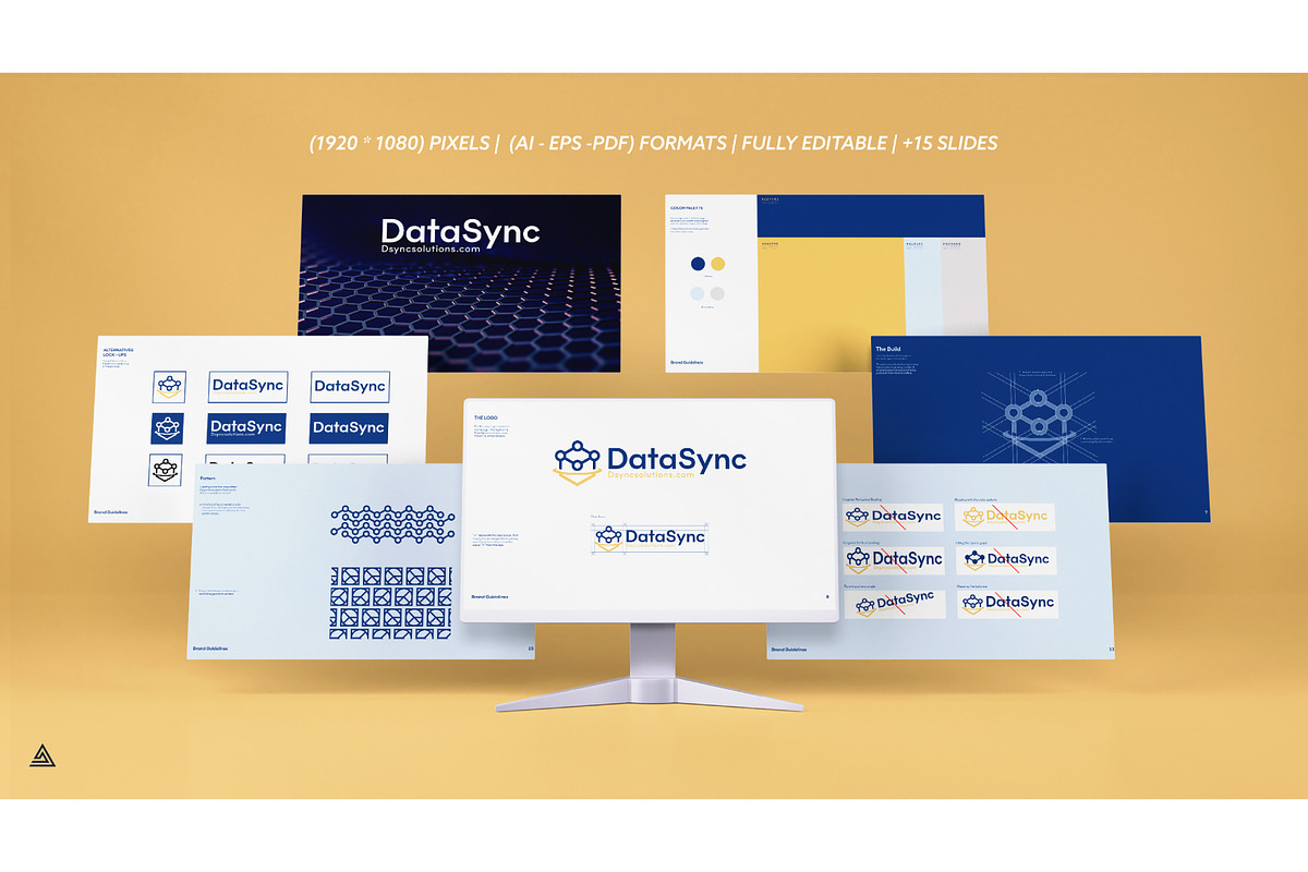 Branding Identity Guidelines Template preview 3