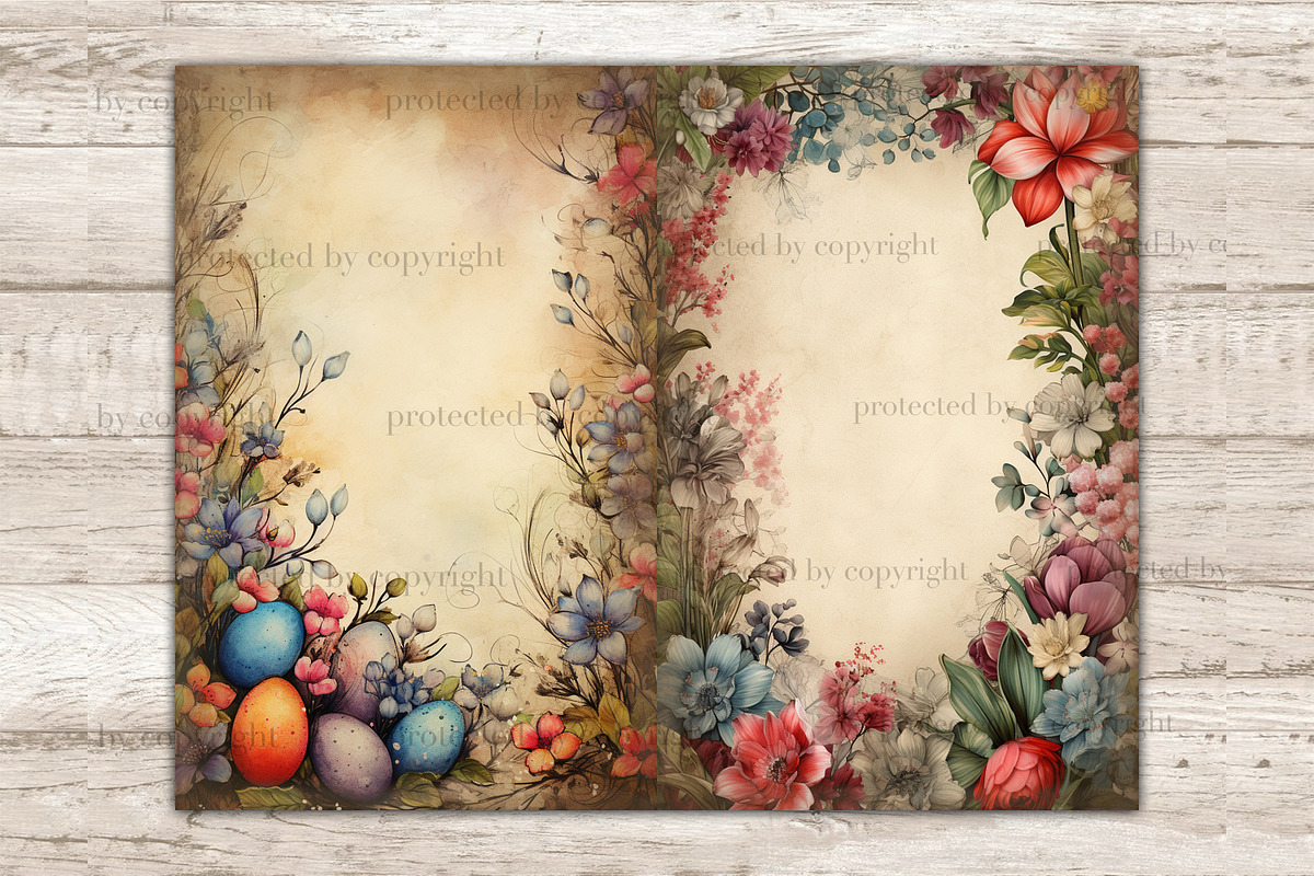 Victorian Easter Ephemera, a Seasonal Illustration by GlamArtZhanna (Photo 5 of 10)