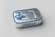 Shrimp Can Mockup, a Packaging Mockup by hokagata (Thumbnail 2 of 5)