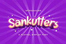 Sankutters - Playful Display Font