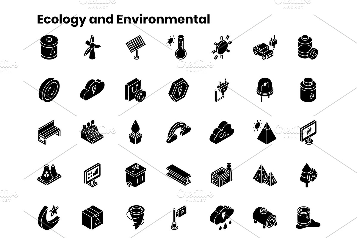 2000+ Isometric Icons Set, an Outline Icon by Brickclay (Photo 13 of 37)