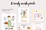 Shopping Girl Clipart Fashion Quotes, an Object Graphic by Ruslana Lubenets (Thumbnail 12 of 15)