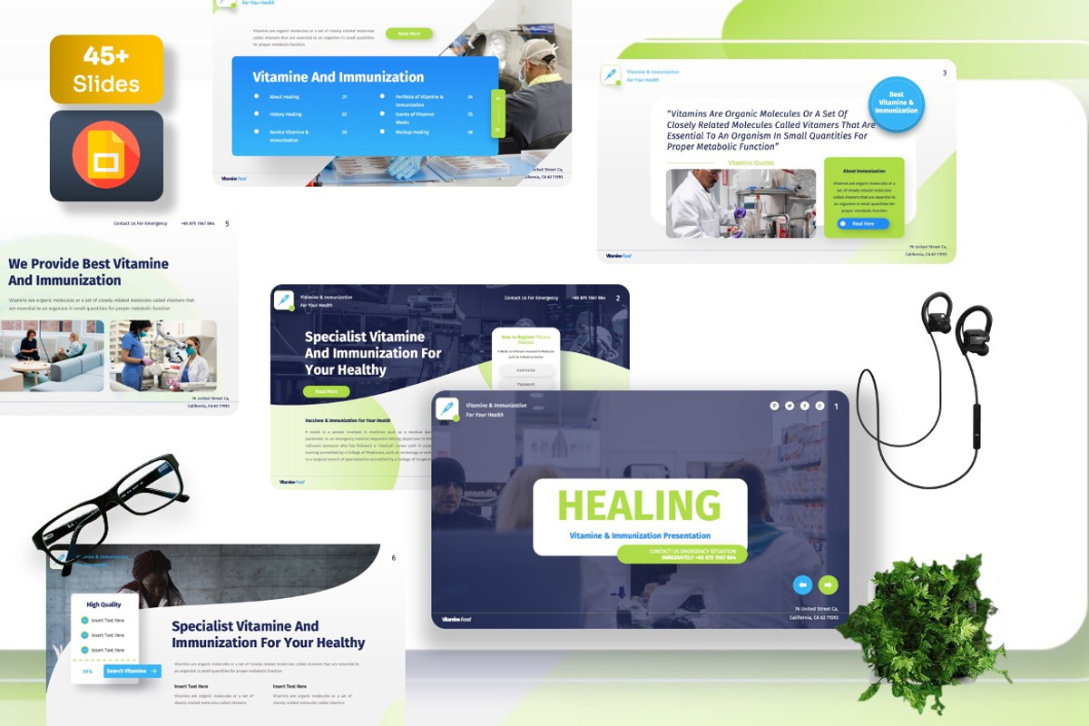 Healing - Immunization Googleslide, a Presentation Template by Dhabee (Photo 1 of 8)
