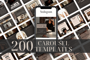 Modern Instagram Canva Carousels
