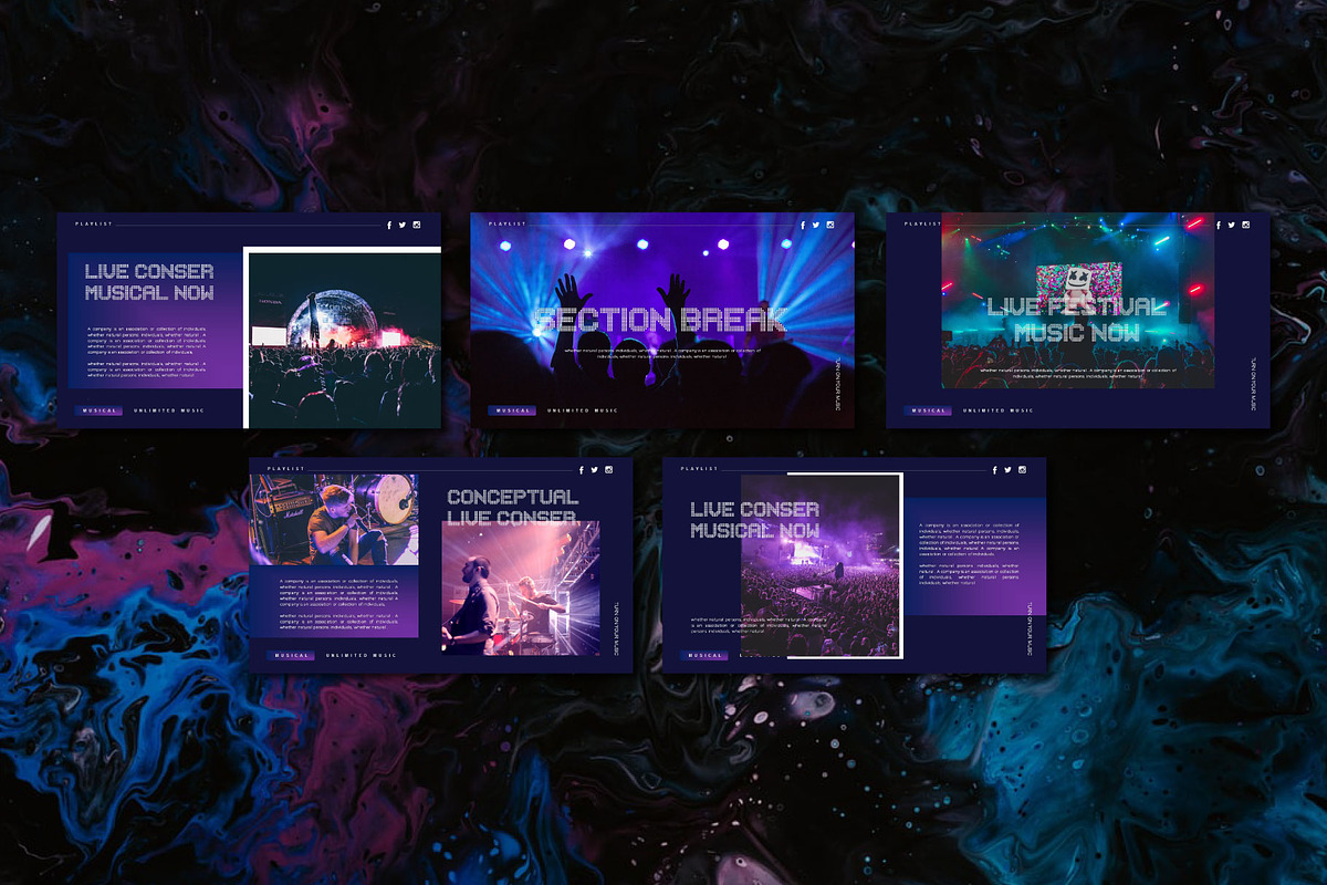 PLAYLIST | Powerpoint Template, a Presentation Template by Barland Design (Photo 7 of 13)