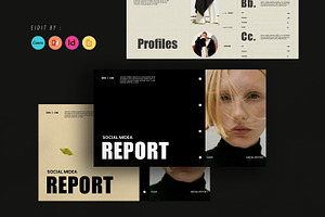 HUYA | Social Media Report Template, a Presentation Template by Studio Industry