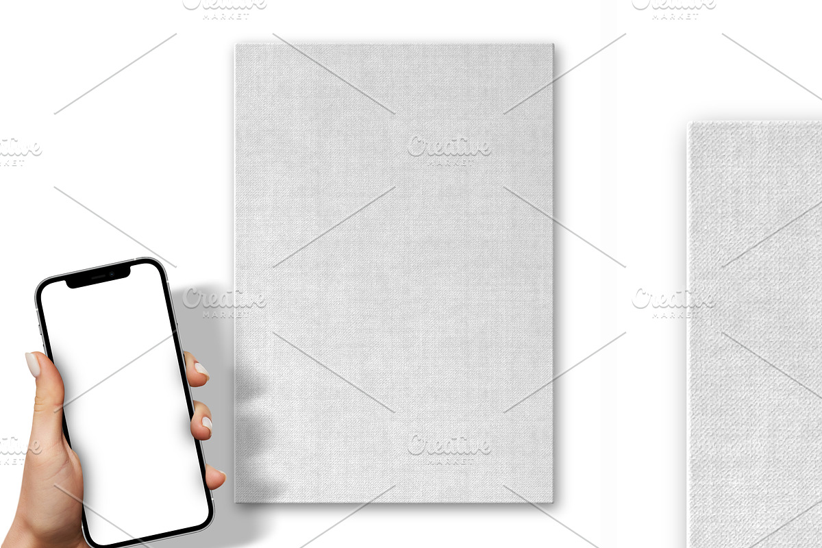 iPhone and Canvas Mockup, a Product Mockup by Moonlight Creative (Photo 3 of 5)