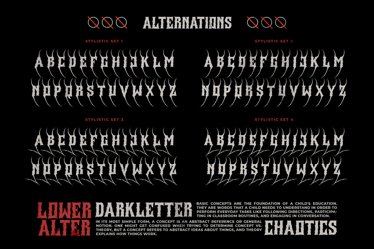 Krondos Typeface, a Blackletter Font by alit design (Photo 12 of 17)
