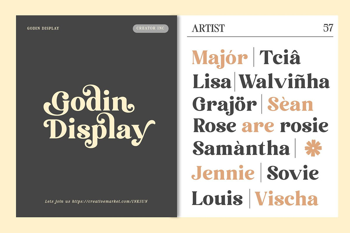 Viskah Modern Serif Font, a Serif Font by Luna Shop (Photo 3 of 7)