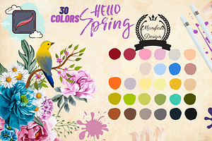 New Spring Color Palette Procreate