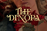 The Dinora Elegant Serif Font, a Serif Font by Graphicxell (Thumbnail 1 of 8)
