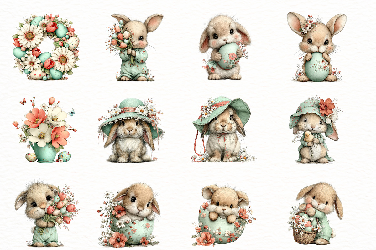 Whimsical Sweet Spring Easter Day, an Illustration by Designworld (Photo 3 of 8)