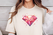 Happy New Year 2026 Clipart, an Illustration by DreamCafeArt (Thumbnail 4 of 6)
