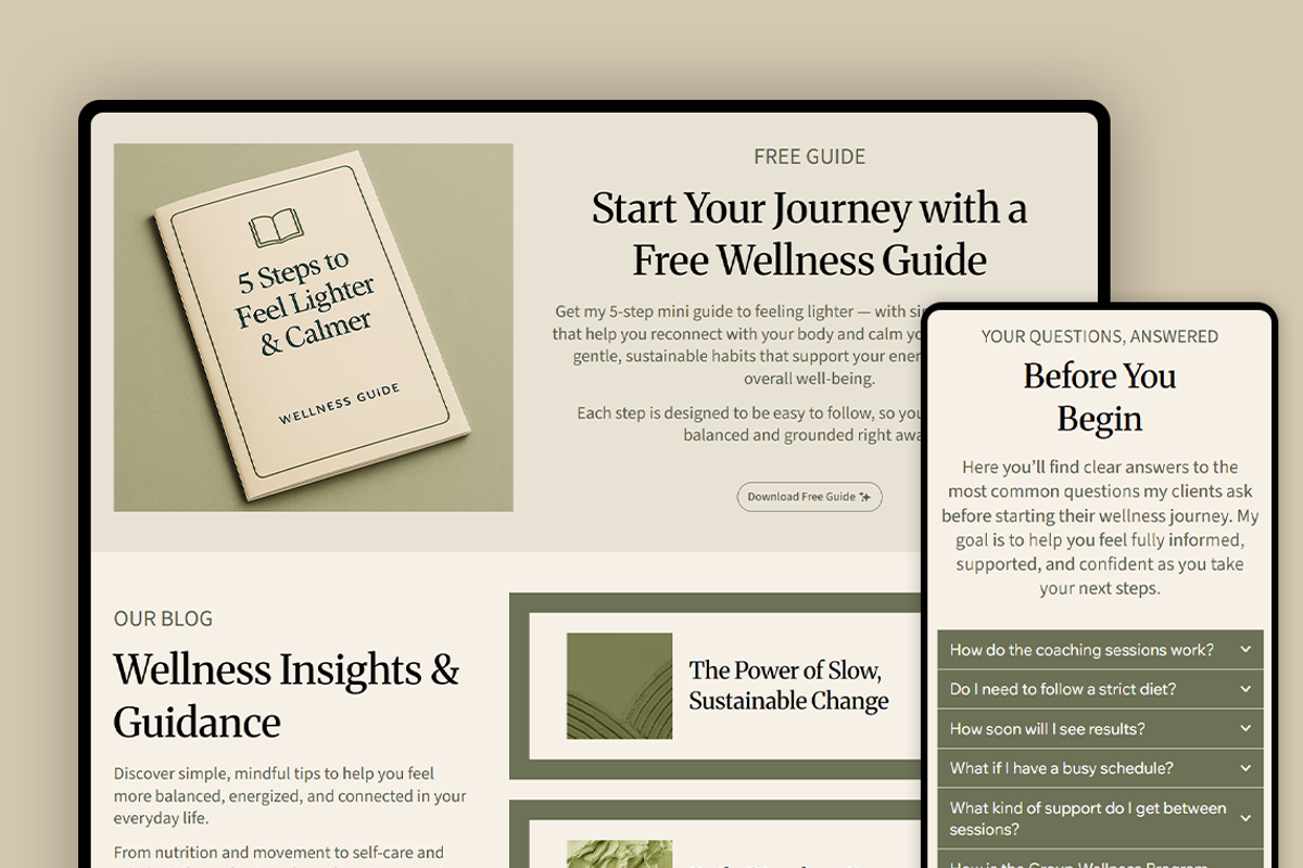 Wellness & Life Coach Website, a Wix Template by Kitteeh (Photo 12 of 20)