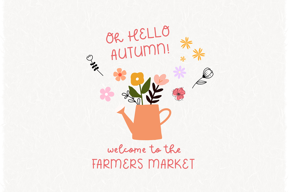 Not Very Humdrum a Quirky & Cute Fon, a Script Font by Sofia Skoog (Photo 3 of 9)