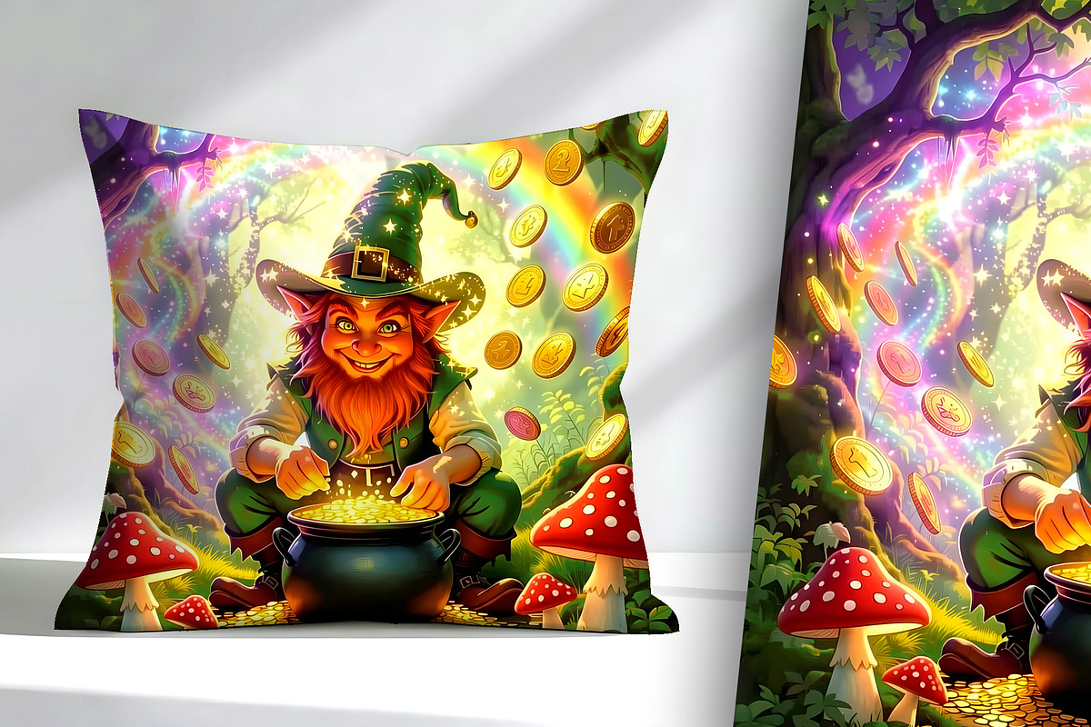 Leprechaun Magic Gold, a Person Illustration by Sharon Schwalbe (Photo 3 of 3)