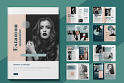 The Magazine-InDesign Template, a Brochure Template by Cristal Pioneer (Thumbnail 5 of 5)