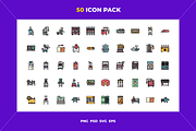 50 Food processing icons, an Icon by Wencory (Thumbnail 1 of 2)