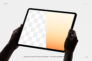 iPad Pro Hand Mockup, an iPad Mockup by Toasin Studio (Thumbnail 2 of 5)
